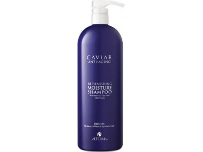 Alterna Caviar Anti-aging Replenishing Moisture Shampoo - Увлажняющий шампунь c морским шёлком 1000мл