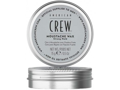 American Crew Moustache Wax - Стойкий воск для усов Сильной фиксации для укладки и питания волос 15гр