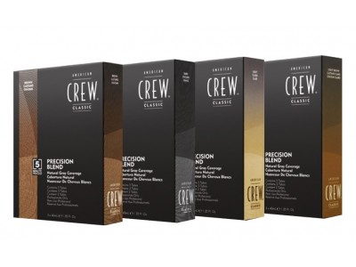American Crew Precision Blend - Краска для седых волос Тёмный Оттенок 2/3, 3 х 40мл
