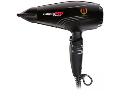 BaByliss PRO BAB7000IE Rapido Ferrari - Профессиональный фен для волос Рапидо Феррари Чёрный 2200 Вт