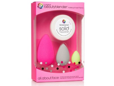beautyblender all.about.face Kit - Набор: 3 спонжа + мини мыло