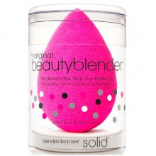 beautyblender original + solid blendercleanser - Спонж для макияжа Розовый и мини мыло для очистки 1 + 30гр