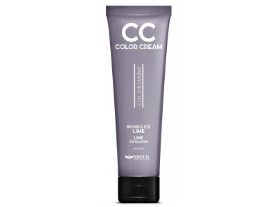 Brelil Professional CC Color Cream - Колорирующий крем Лайм ледяной блонд 150мл