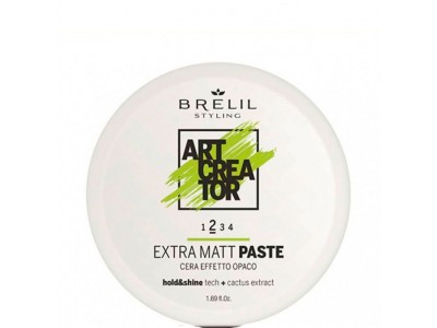 Brelil Professional Art Creator Extra Matt Paste - Паста с экстраматовым эффектом 50мл