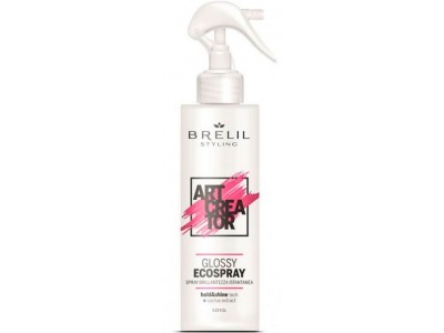 Brelil Professional Art Creator Glossy Ecospray - Эко-спрей для придания сияющего блеска волосам 150мл