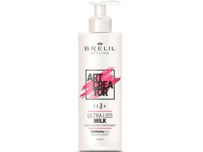 Brelil Professional Art Creator Ultra Liss Milk - Ультраразглаживающее молочко для волос 200мл