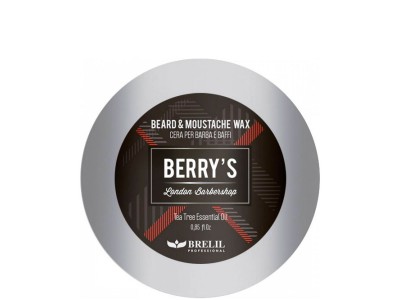 Brelil Professional Berry's Beard & Moustache Wax - Воск для бороды и усов 25мл