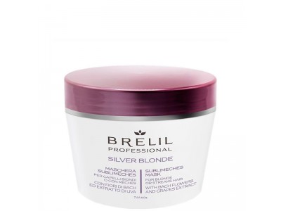 Brelil Professional Biotreatment Silver Blonde Mask - Маска для светлых, мелированных и седых волос 250мл