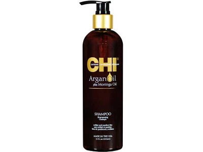 CHI Argan Oil Plus Moringa Oil Shampoo - Восстанавливающий шампунь с маслом арганы 355мл
