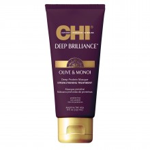 CHI Deep Brilliance Olive & Monoi Optimum Protein Masque - Протеиновая маска для волос 236мл