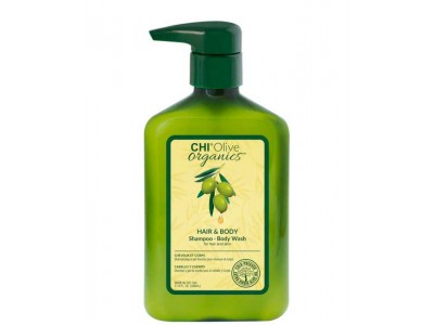 CHI Olive organics Hair & Body Shampoo / Body Wash - Шампунь для волос и тела с маслом оливы 340мл
