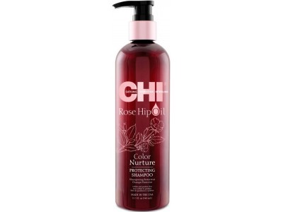 CHI Rose Hip Oil Shampoo - Шампунь с маслом розы и кератином 739мл