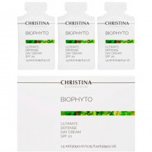 Christina Bio Phyto Ultimate Defense Day Cream SPF20 - Дневной крем «Абсолютная защита» SPF20, 30 х 1.5мл