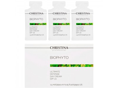 Christina Bio Phyto Ultimate Defense Day Cream SPF20 - Дневной крем «Абсолютная защита» SPF20, 30 х 1.5мл