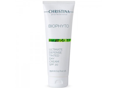 Christina Bio Phyto Ultimate Defense Tinted Day Cream SPF20 - Дневной крем «Аболютная защита» с тоном SPF20, 75мл