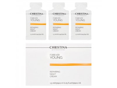 Christina Forever Young Repairing Night Cream - Ночной восстанавливающий крем 30 х 1.5мл