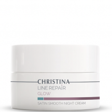 Christina Line Repair Glow Satin Smooth Night Cream - Разглаживающий ночной крем «Сатин» 50мл