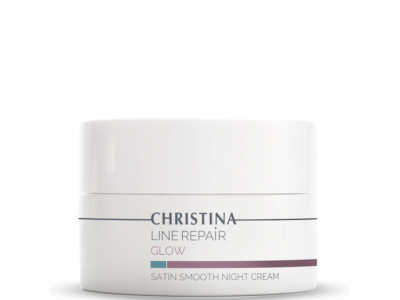 Christina Line Repair Glow Satin Smooth Night Cream - Разглаживающий ночной крем «Сатин» 50мл