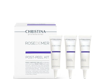 Christina Rose de Mer Post Peeling Kit - Набор для постпилингового ухода 15 + 15 + 15мл