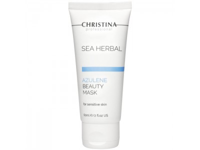 Christina Sea Herbal Beauty Mask Azulen - Азуленовая маска красоты для чувствительной кожи 60мл