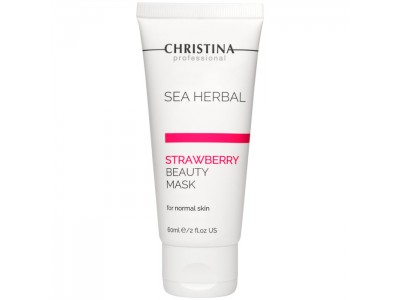 Christina Sea Herbal Beauty Mask Strawberry - Клубничная маска для Нормальной кожи 60мл