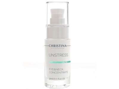 Christina Unstress Eye & Neck Concentrate - Концентрат для кожи вокруг глаз и шеи 30мл
