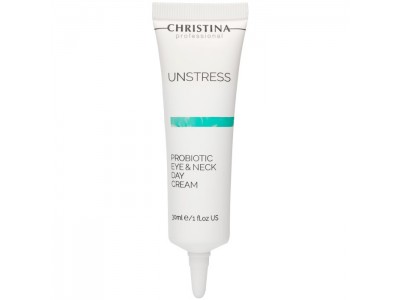 Christina Unstress Pro-Biotic Day Cream Eye & Neck SPF8 - Дневной крем для кожи вокруг глаз и шеи SPF8, 30мл