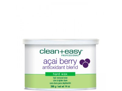 clean+easy Hot Wax Acai berry - Горячий воск в банке с Ягодой аcаи для всего тела 396гр