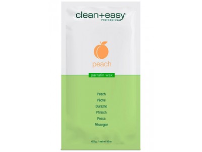 clean+easy Paraffin Wax Peach & Vitamin E - Парафин для всего тела "Детокс" (Персик и витамин Е), 453гр
