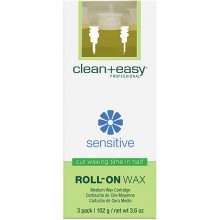clean+easy Wax Azulene - Воск в катридже "Азуленовый" д/тела 34гр