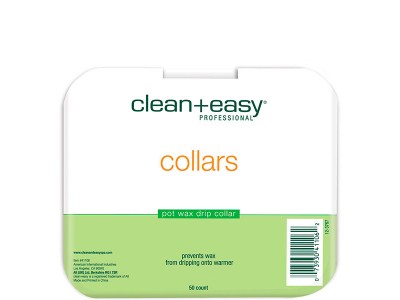 clean+easy Wax Collars - Кольца защитные для баночного воска 50шт