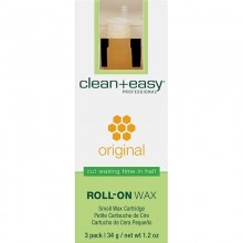 clean+easy Wax Original - Воск в катридже "Оригинальный" д/тела 34гр