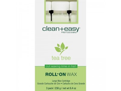 clean+easy Wax tea tree - Воск в катридже "Зелёный чай" 80гр