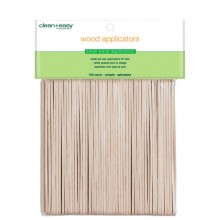 clean+easy Wax Wood Applicator Small - Деревянные шпатели маленькие 100шт
