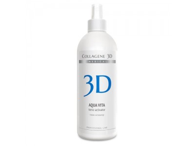 Collagene 3D Aqua Vita - Проф Тоник-активатор для всех типов кожи 500мл