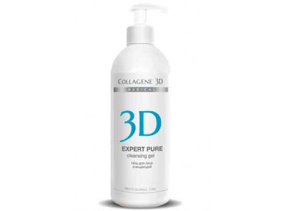 Collagene 3D Expert Pure - Проф Гель для лица очищающий 500мл