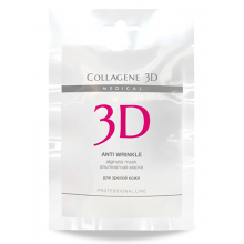 Collagene 3D Mask Anti Wrinkle - Проф Альгинатная маска для лица и тела с экстрактом спирулины 30гр