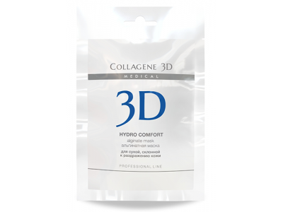 Collagene 3D Mask Hydro Comfort - Проф Альгинатная маска для лица и тела с экстрактом алое вера 30гр