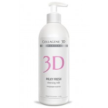 Collagene 3D Milky Fresh - Проф Косметическое молочко для всех типов кожи 500мл
