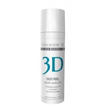 Collagene 3D Peeling Easy Peel 5% - Проф Гликолевый пилинг для Лица с Хитозаном рН 3,2, 30мл