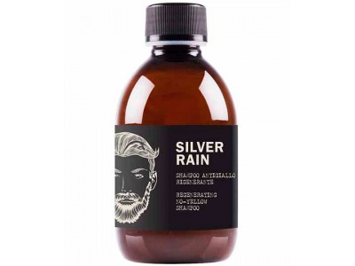 Davines Dear Beard Silver Rain Regenerating No-yellow Shampoo - Регенерирующий шампунь для нейтрализации желтизны волос 250мл