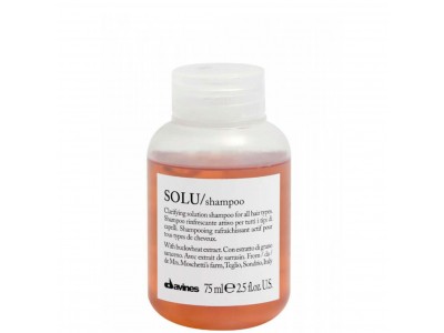 Davines Solu/ shampoo - Шампунь для глубокого очищения волос и кожи головы 75мл