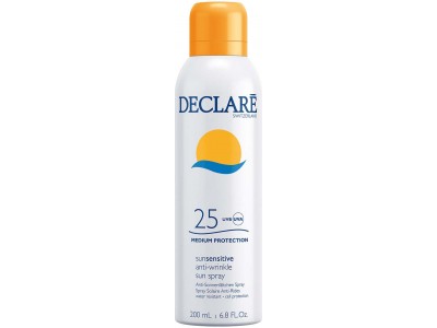 Declare Sun Sensitive Anti-Wrinkle Sun Spray SPF25 - Солнцезащитный спрей с омолаживающим действием СЗФ 25, 200мл
