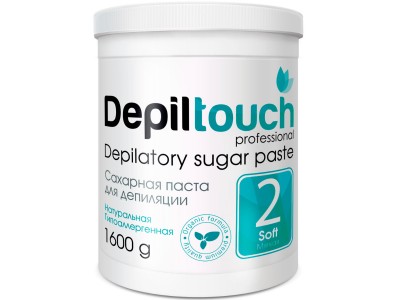 Depiltouch Depilatory Sugar Paste №2 Soft - Сахарная паста для депиляции Мягкая 1600гр