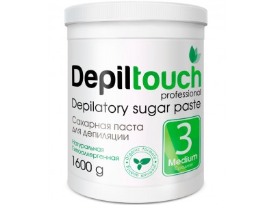 Depiltouch Depilatory Sugar Paste №3 Medium - Сахарная паста для депиляции Средней плотности 1600гр