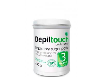 Depiltouch Depilatory Sugar Paste №3 Medium - Сахарная паста для депиляции Средней плотности 330гр