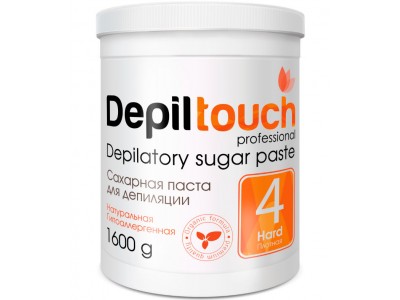 Depiltouch Depilatory Sugar Paste №4 Hard - Сахарная паста для депиляции Плотная 1600гр