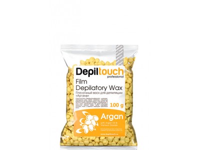 Depiltouch Film Depilatory Wax Argan - Горячий гранулированный плёночный воск Аргана 100гр
