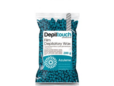 Depiltouch Film Depilatory Wax Azulene - Горячий гранулированный плёночный воск Азулен 200гр