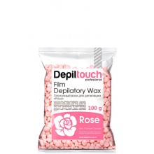 Depiltouch Film Depilatory Wax Rose - Горячий гранулированный плёночный воск Роза 100гр
